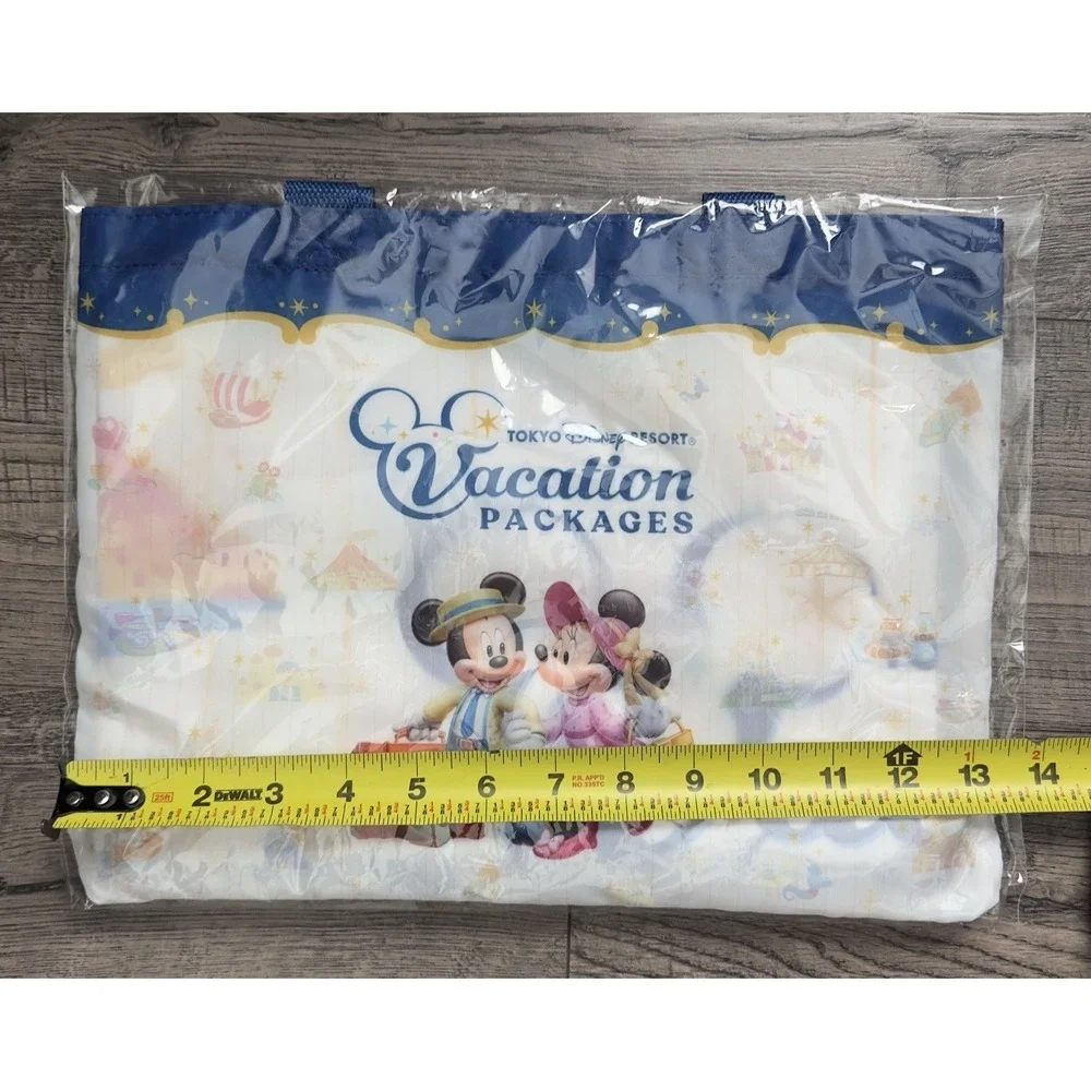 Tokyo Disney Resort Vacation Package Multi Gauze Blanket & Shoulder Bag Htf